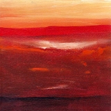130407*FIRST LIGHT, Acryl auf Leinwand, 20x20 cm, Abstrakte Landschaften