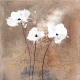 130452* SPACEFLOWER , Blumen, Quadrat, Acryl auf Leinwand, 20x20 cm